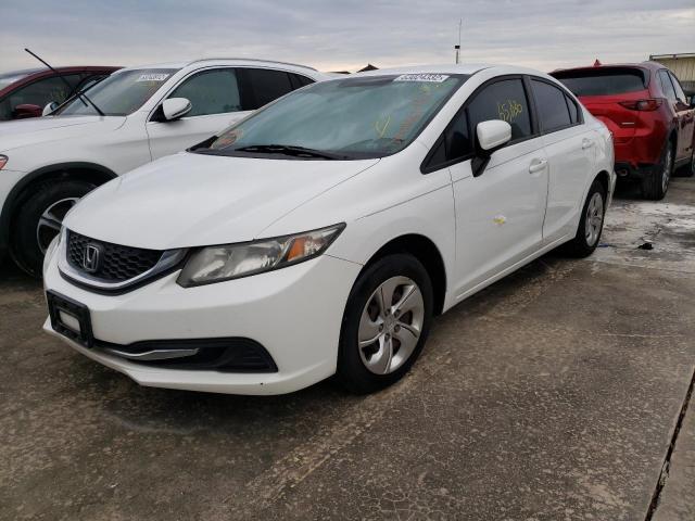 Photo 2 from auction – 2014 HONDA CIVIC LX with VIN 19XFB2F54EE061675