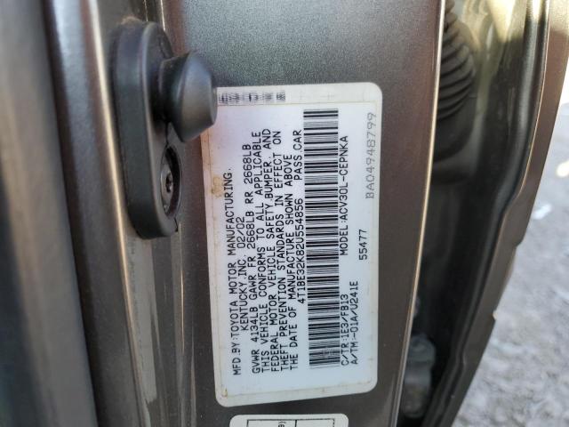 Photo 10 from auction – 2002 TOYOTA CAMRY LE with VIN 4T1BE32K82U554856