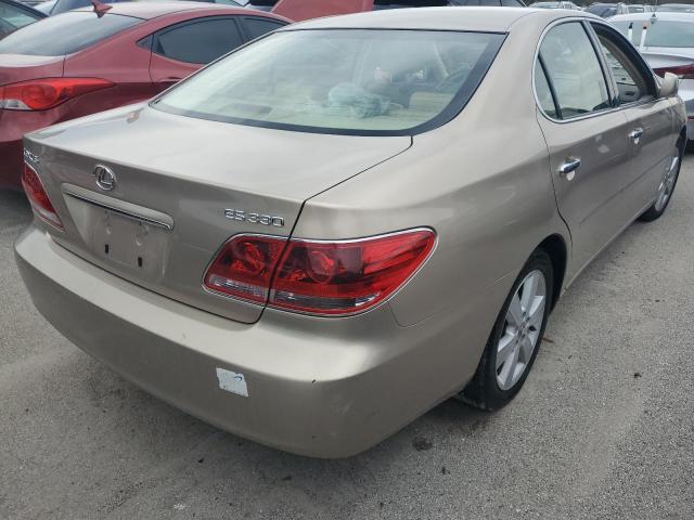 Photo 4 from auction – 2005 LEXUS ES 330 with VIN JTHBA30G755062542