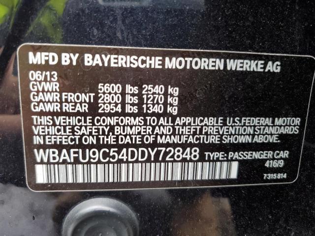Photo 10 from auction – 2013 BMW 550 XI with VIN WBAFU9C54DDY72848