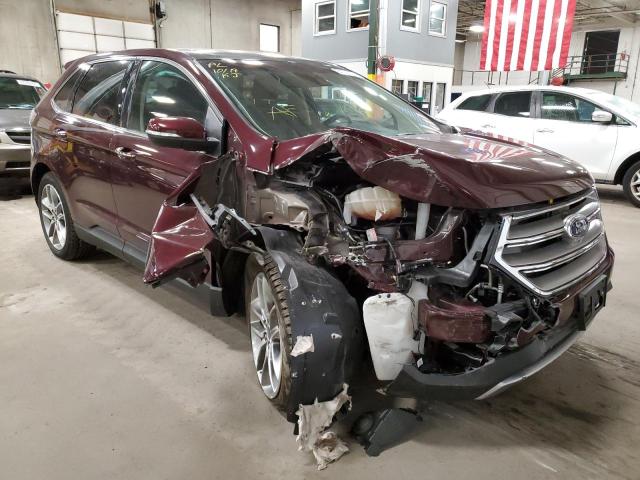 FORD EDGE 2018 with VIN 2FMPK4K8XJBB04462 - Photo from auction