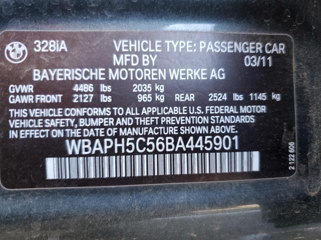 Photo 10 from auction – 2011 BMW 328 I SULE with VIN WBAPH5C56BA445901