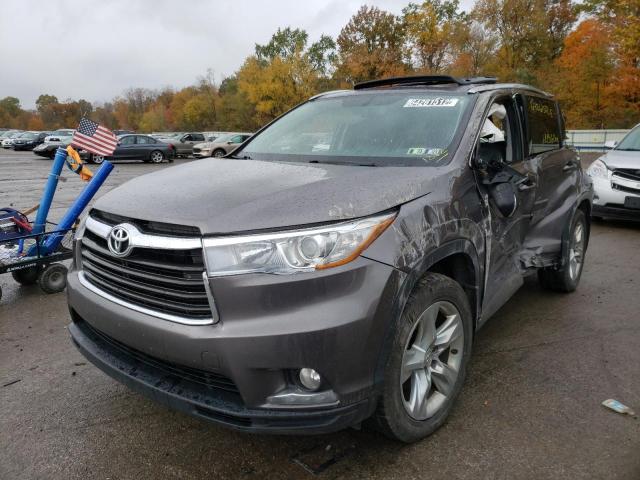 Photo 2 from auction – 2015 TOYOTA HIGHLANDER with VIN 5TDDKRFH1FS194055
