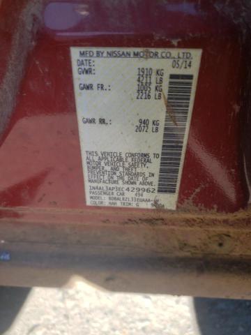 Photo 10 from auction – 2014 NISSAN ALTIMA 2.5 with VIN 1N4AL3AP3EC429962