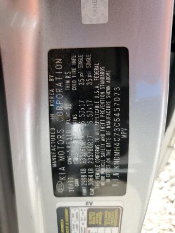 Photo 10 from auction – 2012 KIA SEDONA EX with VIN KNDMH4C73C6457073