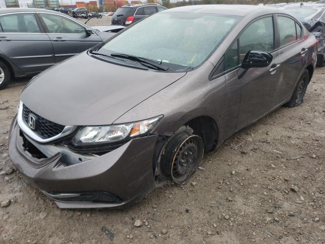 Photo 2 from auction – 2015 HONDA CIVIC LX with VIN 19XFB2F51FE113510