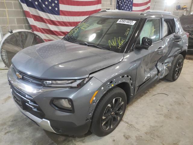 Photo 2 from auction – 2022 CHEVROLET TRAILBLAZE with VIN KL79MPS26NB092629