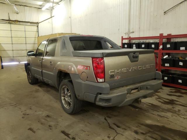 Photo 3 from auction – 2002 CHEVROLET AVALANCHE with VIN 3GNEK13T72G146834