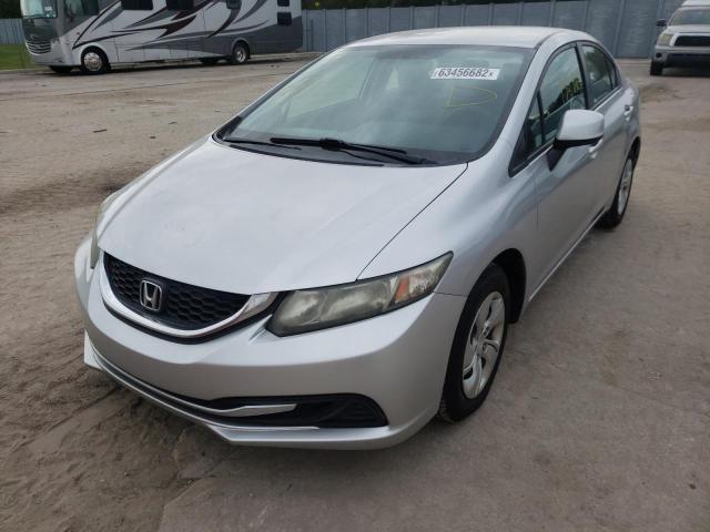 Photo 2 from auction – 2013 HONDA CIVIC LX with VIN 19XFB2F52DE027667