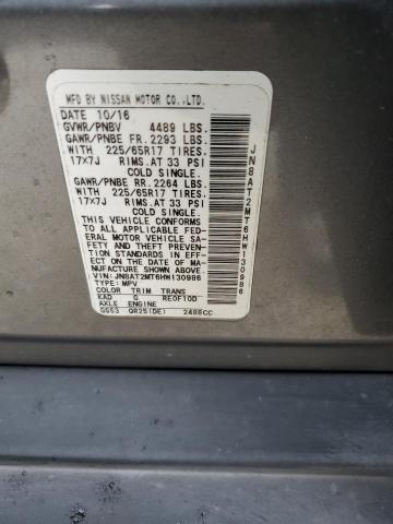 Photo 10 from auction – 2017 NISSAN ROGUE S with VIN JN8AT2MT6HW130986