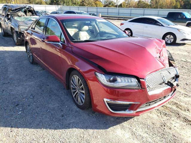 LINCOLN MKZ SELECT 2017 with VIN 3LN6L5C99HR609300 - Photo from auction