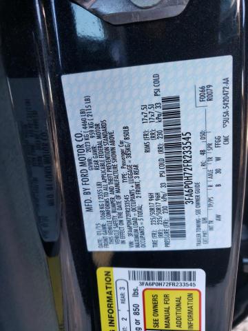 Photo 10 from auction – 2015 FORD FUSION SE with VIN 3FA6P0H72FR233545