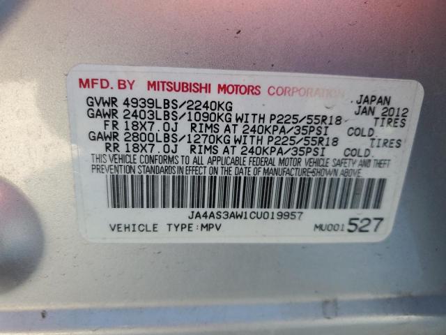 Photo 10 from auction – 2012 MITSUBISHI OUTLANDER with VIN JA4AS3AW1CU019957