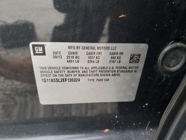 Photo 10 from auction – 2014 CHEVROLET MALIBU LS with VIN 1G11A5SL2EF126024