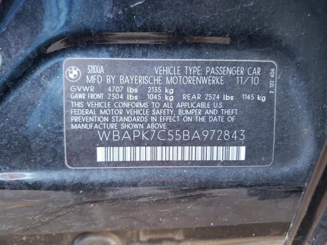 Photo 10 from auction – 2011 BMW 328 XI with VIN WBAPK7C55BA972843