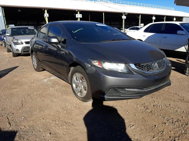 HONDA CIVIC LX 2013 with VIN 19XFB2F54DE279162 - Photo from auction