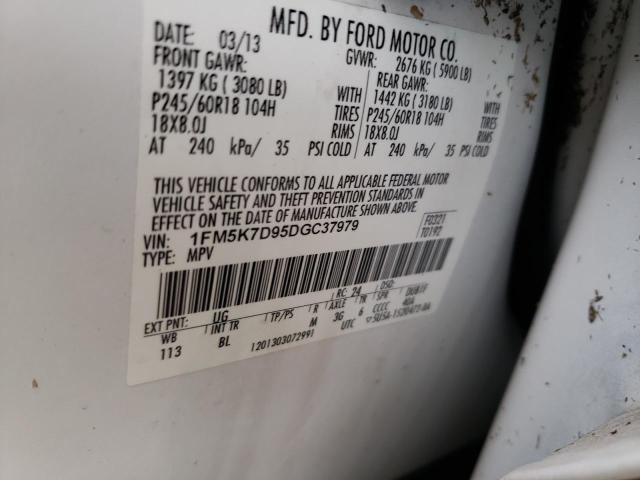 Photo 10 from auction – 2013 FORD EXPLORER X with VIN 1FM5K7D95DGC37979