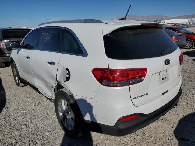 Photo 3 from auction – 2018 KIA SORENTO LX with VIN 5XYPG4A55JG375485