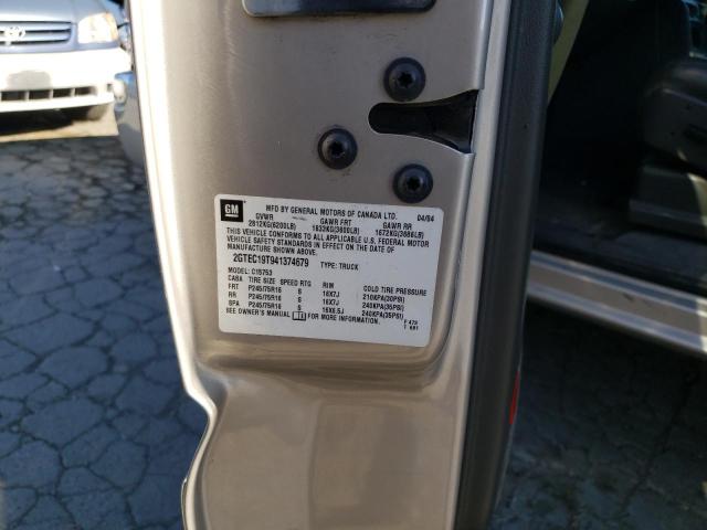 Photo 10 from auction – 2004 GMC NEW SIERRA with VIN 2GTEC19T941374679