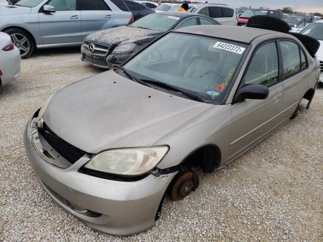 Photo 2 from auction – 2005 HONDA CIVIC LX with VIN 2HGES16555H569245