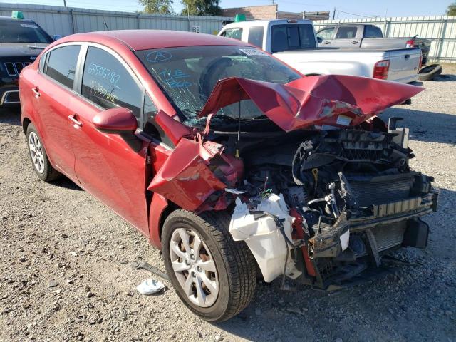 KIA RIO LX 2013 with VIN KNADM4A33D6303845 - Photo from auction