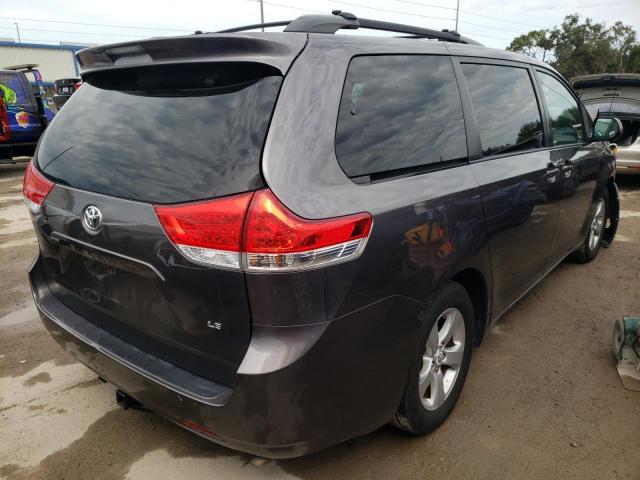 Photo 4 from auction – 2012 TOYOTA SIENNA LE with VIN 5TDKK3DC1CS278576