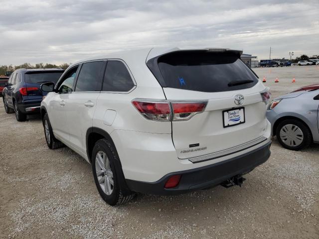 Photo 3 from auction – 2014 TOYOTA HIGHLANDER with VIN 5TDZARFHXES005961