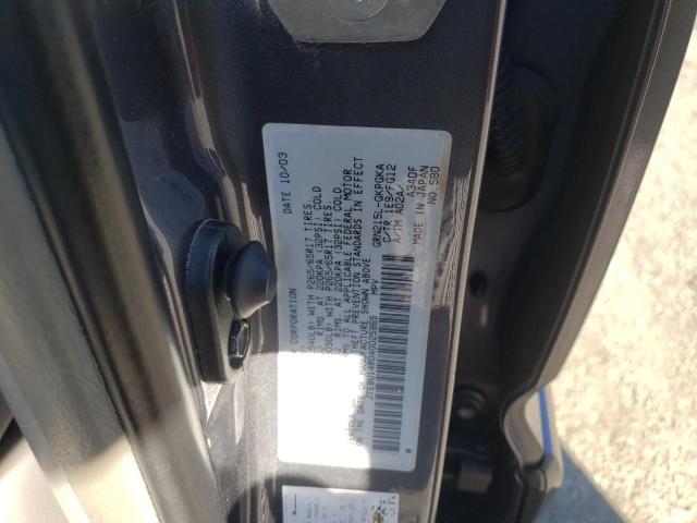 Photo 10 from auction – 2004 TOYOTA 4RUNNER SR with VIN JTEBU14R040025865