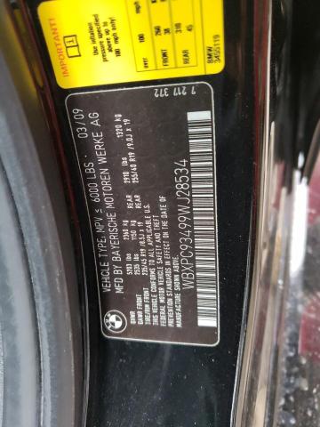 Photo 10 from auction – 2009 BMW X3 XDRIVE3 with VIN WBXPC93499WJ28534