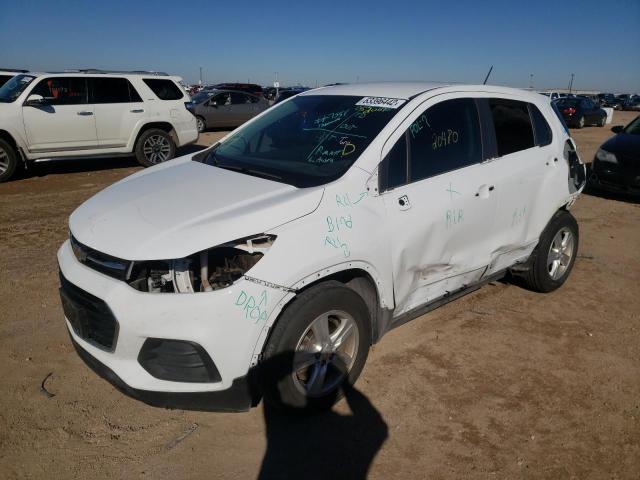 Photo 2 from auction – 2020 CHEVROLET TRAX LS with VIN KL7CJKSB0LB052061