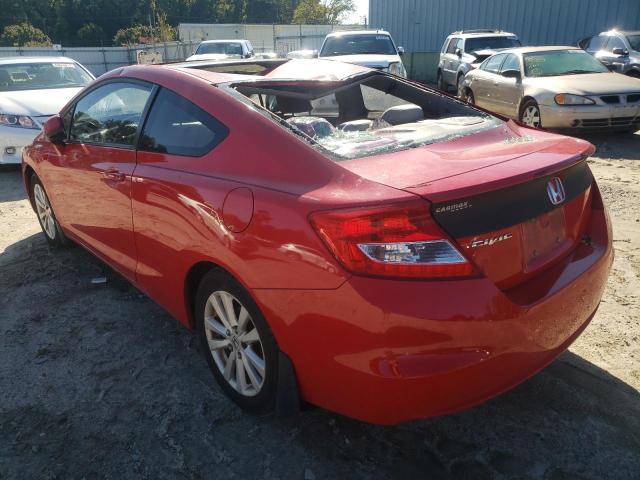 Photo 3 from auction – 2012 HONDA CIVIC EX with VIN 2HGFG3B89CH550325