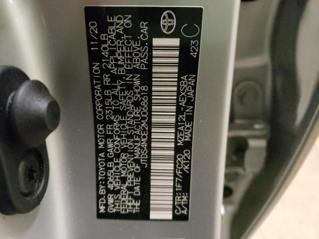 Photo 10 from auction – 2021 TOYOTA COROLLA SE with VIN JTDS4MCE2MJ068618