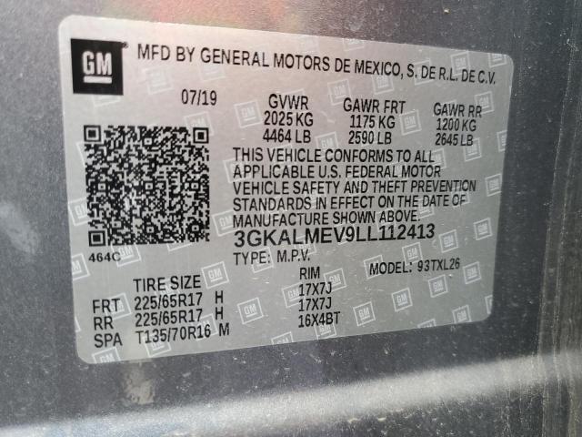 Photo 10 from auction – 2020 GMC TERRAIN SL with VIN 3GKALMEV9LL112413
