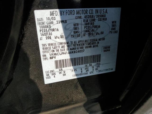 Photo 10 from auction – 2004 FORD ESCAPE LIM with VIN 1FMCU94144KB24027