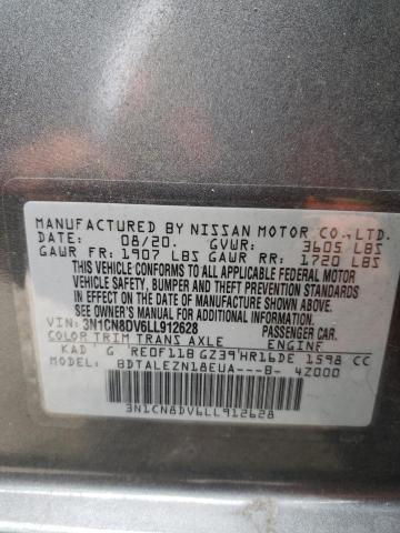 Photo 10 from auction – 2020 NISSAN VERSA S with VIN 3N1CN8DV6LL912628