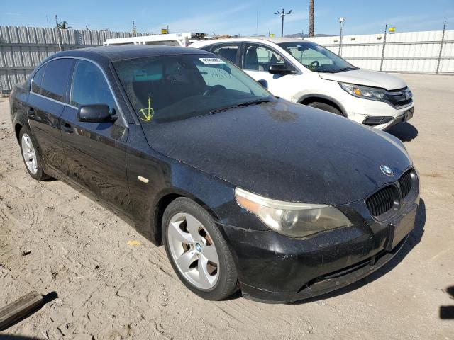 BMW 525 I 2006 with VIN WBANE53526CK86806 - Photo from auction