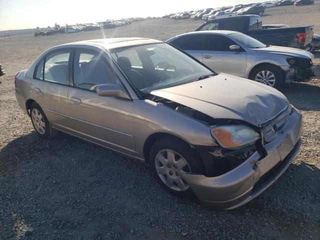 HONDA CIVIC EX 2002 with VIN 1HGES26762L038593 - Photo from auction