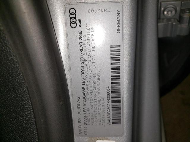 Photo 10 from auction – 2015 AUDI A7 PREMIUM with VIN WAUWGAFC1FN008064