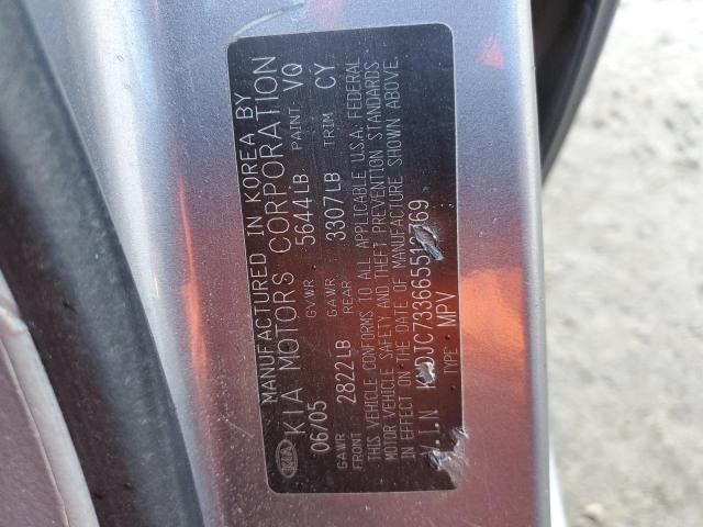 Photo 10 from auction – 2006 KIA SORENTO EX with VIN KNDJC733665512769