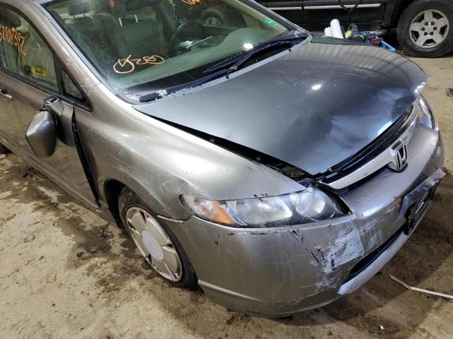 Photo 9 from auction – 2007 HONDA CIVIC HYBR with VIN JHMFA36237S029992