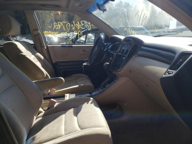 Photo 5 from auction – 2003 TOYOTA HIGHLANDER with VIN JTEGF21A430121095