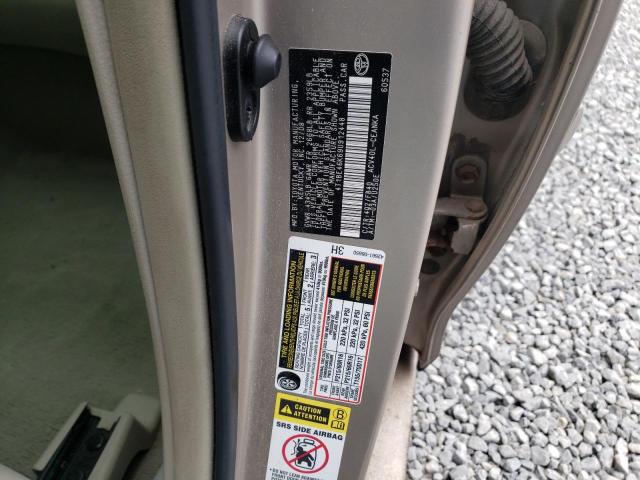 Photo 10 from auction – 2009 TOYOTA CAMRY BASE with VIN 4T1BE46K69U912448