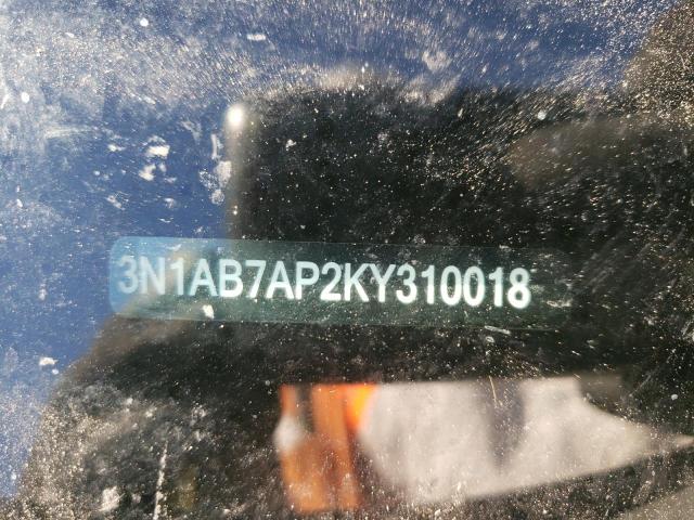 Photo 10 from auction – 2019 NISSAN SENTRA S with VIN 3N1AB7AP2KY310018