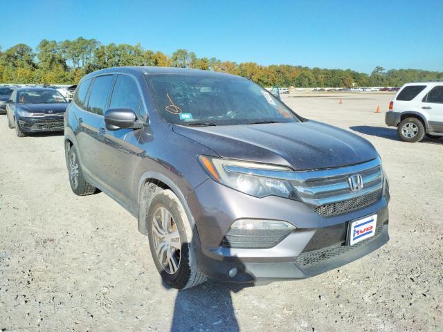 HONDA PILOT EXL 2016 with VIN 5FNYF5H58GB023682 - Photo from auction
