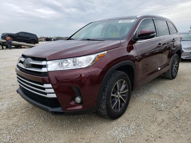 Photo 2 from auction – 2018 TOYOTA HIGHLANDER with VIN 5TDKZRFH9JS266521