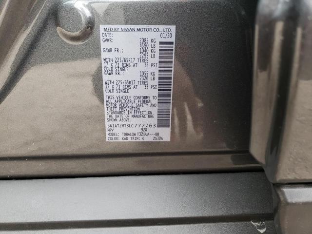 Photo 10 from auction – 2020 NISSAN ROGUE S with VIN 5N1AT2MT8LC777763