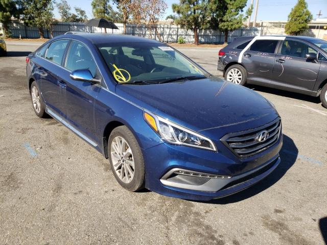 HYUNDAI SONATA SPO 2015 with VIN 5NPE34AF1FH184741 - Photo from auction