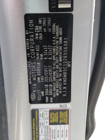 Photo 10 from auction – 2018 KIA SEDONA LX with VIN KNDMB5C12J6356381