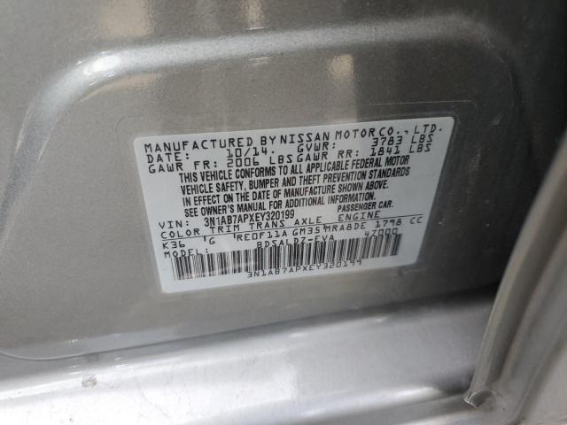 Photo 10 from auction – 2014 NISSAN SENTRA S with VIN 3N1AB7APXEY320199