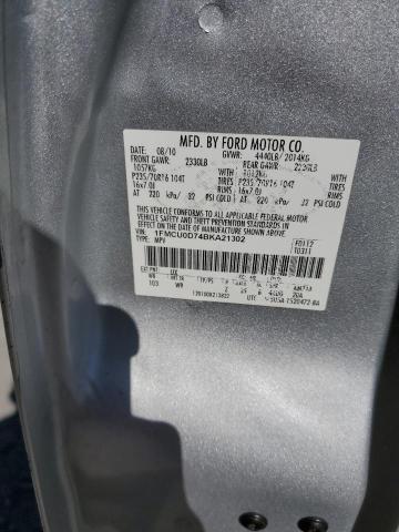 Photo 10 from auction – 2011 FORD ESCAPE XLT with VIN 1FMCU0D74BKA21302